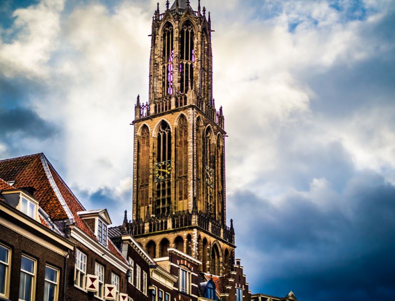 Domtoren Utrecht op foto behang - topfotobehang.nl